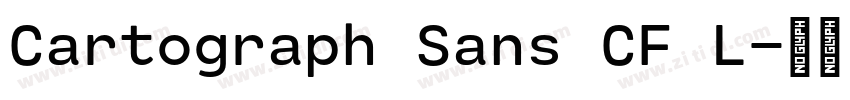 Cartograph Sans CF L字体转换 Cartograph Sans CF L字体转换